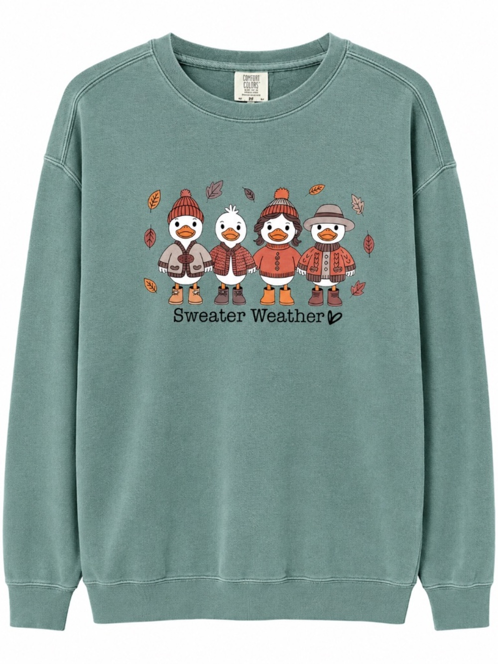 New Crew neck-Sweater Weather Ducks